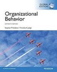 Image of Organizational behavior. Sixteenth Global Edition
