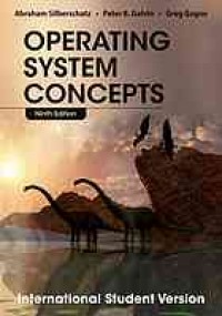 Image of Operating system concepts. Ninth Edition