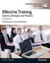 Image of Effective training : systems, strategies, and practices. Fifth Edition