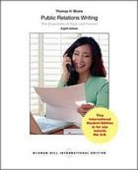 Image of Public relations writing : the essentials of style and format. Eighth Edition