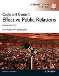 Image of Cutlip and Center's effective public relations. Eleventh Edition