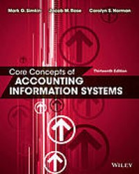 Image of Core concepts of accounting information systems. Thirteenth edition