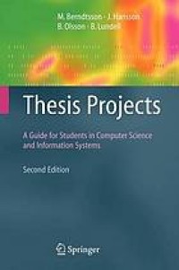 Image of Thesis projects : a guide for students in computer science and information systems. Second Edition