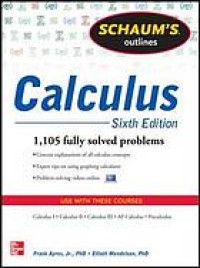 Image of Schaum's outlines of calculus. Sixth Edition