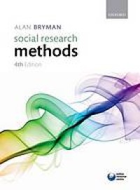 Image of Social research methods. Fourth Edition