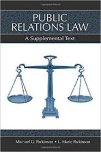 Image of Public Relations Law: A Supplemental Text