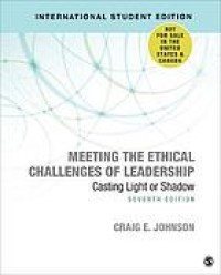 Image of Meeting the ethical challenges of leadership : casting light or shadow. Seventh International Student edition