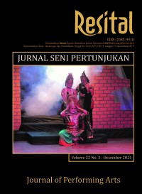 Image of Resital : Jurnal Seni Pertunjukan Vol. 22 No. 3, Desember 2021