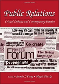 Image of Public relations : critical debates and contemporary practice