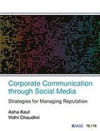 Image of Corporate communication through social media : strategies for managing reputation