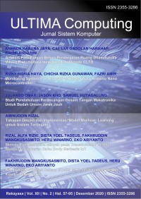 Image of Ultima Computing : Jurnal Sistem Komputer Vol 12 No. 2, Desember 2020