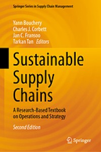 Image of Sustainable supply chains : a research-based textbook on operations and strategy. Second Edition