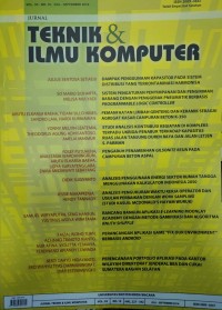 Image of Jurnal teknik dan ilmu komputer vol.5 No.19, Juli-September 2016