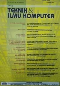 Image of Jurnal teknik dan ilmu komputer vol.2 No.7, Juli-September 2013