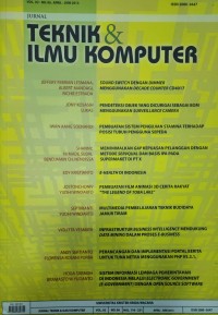 Image of Jurnal teknik dan ilmu komputer vol.2 No.6, April-Juni 2013