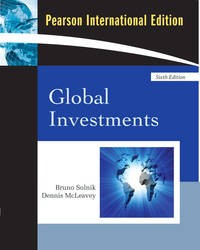 Image of Global Investments. Sixth Pearson International Edition