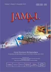 Image of Jurnal akuntansi multiparadigma Vol. 5 No. 1, April 2014