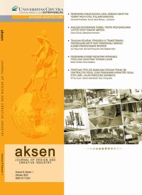 Image of Kreasi : Journal of Design and Creative Industry volume 9 nomor 1, Oktober 2023