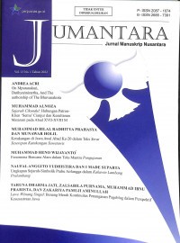 Image of Jumantara: Jurnal Manuskrip Nusantara, vol. 13, no. 2 tahun 2022
