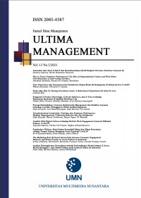 Image of Ultima management : jurnal ilmu manajemen Vol. 13 No. 2, Desember 2021