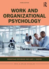 Image of Work and Organizational Psychology. Third Edition
