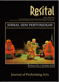 Image of Resital : Jurnal Seni Pertunjukan Vol. 21 No. 3, Desember 2020