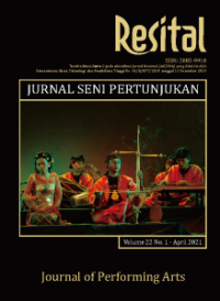 Image of Resital : Jurnal Seni Pertunjukan Vol. 22 No. 1, April 2021