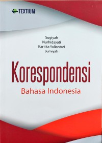 Image of Korespondensi Bahasa Indonesia