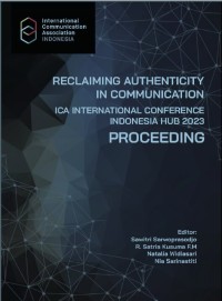 Image of Reclaiming authenticity in communication proceeding ICA international conference Indonesia HUB 2023