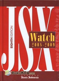 Image of JSX Watch 2008-2009: Eighth Edition