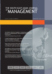 Image of the South east asian journal of management Vol 12 No. 1 April 2018