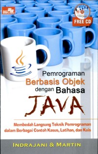 Image of Pemrograman berbasis objek dengan bahasa Java