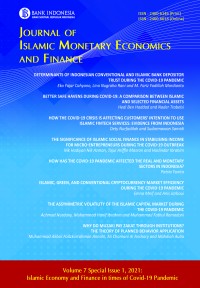 Image of Journal of islamic monetary economics and finance, vol. 7, special issue 1, 2021