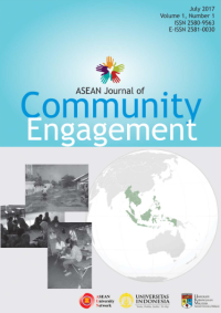 Image of ASEAN Journal of Community Engagement vol. 1 no. 1, July 2017
