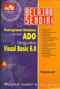 Image of Pemrograman database dengan ADO menggunakan Visual basic 6.0