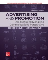 Image of Advertising and promotion : an integrated marketing communications perspective. Thirteenth Edition