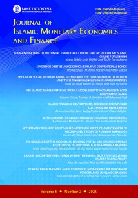 Image of Journal of islamic monetary economics and finance, vol. 6, no. 2, 2020