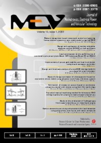 Image of MEV: Journal of Mechatronics, Electrical Power, and Vehicular Technology vol. 13, no. 1, July 2022