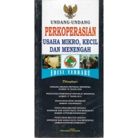 Image of Undang-Undang Perkoperasian: Usaha Mikro, Kecil dan Menengah