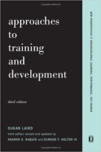 Image of Approaches to training and development. Third Edition