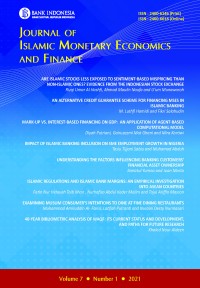 Image of Journal of islamic monetary economics and finance, vol. 7, no. 1, 2021