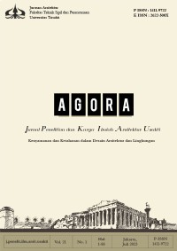 Image of Agora : Jurnal Penelitian dan Karya Ilmiah Arsitektur Usakti volume 23 nomor 1, Juli 2025