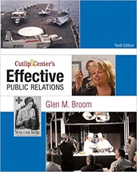 Image of Cutlip and Center's effective Public Relations. Tenth Edition