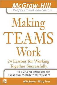 Image of Making teams work : 24 lessons for working together successfully
