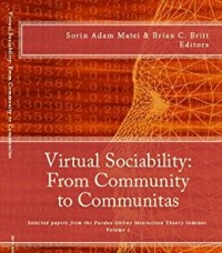 Image of Virtual Sociability : From Community To Communitas