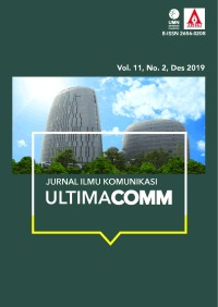 Image of Ultima comm: jurnal ilmu komunikasi vol. 11, no. 2, Dec 2019