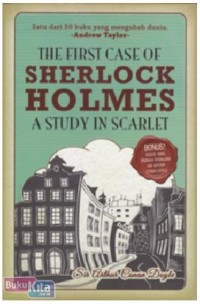 Image of The first case of sherlock holmes : a study in scarlet