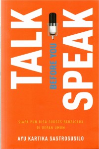 Image of Talk Before You Speak