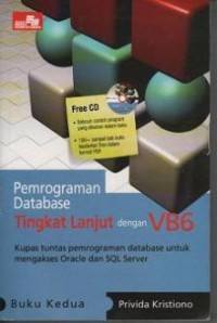 Image of Pemrograman database tingkat lanjut dengan VB6
