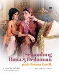 Image of Senandung rona & dedaunan pada busana cantik